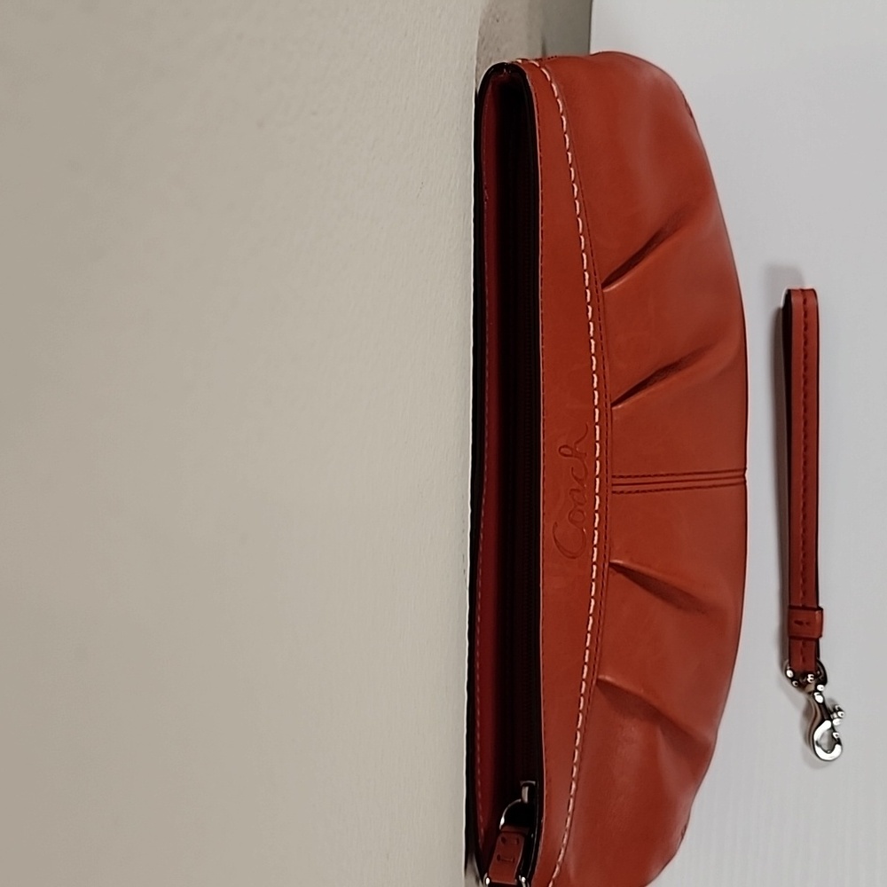 Coach Pleated Clutch - Picture 6 of 17